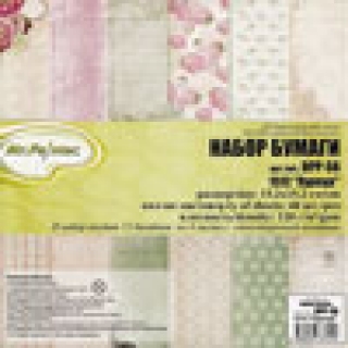 Набор бумаги для скрапбукинга "Пурпур" Mr.Painter, 120 г/кв.м, 15.2x15.2см, 48 листов