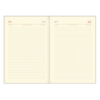 Ежедневник недатированный А5, 136л., кожзам, Greenwich Line "New Story. Rose gold", тон. блок