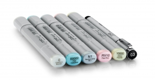 Набор маркеров Copic Sketch Blending Basics 6 штук в пластиковой упаковке