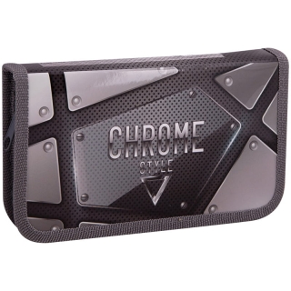 Пенал 1 отделение, 190*130 ArtSpace "Паттерн. Chrome", ламинация