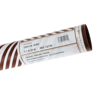 Калька Canson 110г/кв.м 1.1*20 м в рулоне