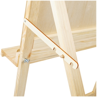 Мольберт напольный Хлопушка Гамма "Студия", планшет 60х60см, высота 120см, сосна