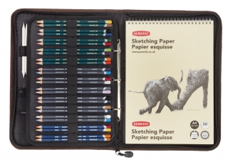 Сумка для графических материалов Carry-All A4 Folio черная Derwent