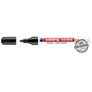 Маркер меловой edding 4095 черный, 2-3мм, водная основа