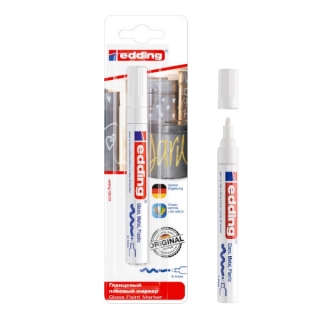Глянцевый лаковый маркер белый Edding 750