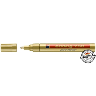 Глянцевый лаковый маркер золотой edding 750
