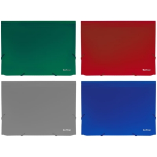 Папка 13 отделений Berlingo "Standard", А4, 700мкм, на резинке, ассорти