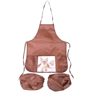 Фартук с нарукавниками ArtSpace "Домашние питомцы", 3 кармана