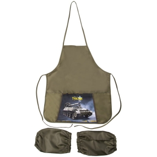 Фартук с нарукавниками ArtSpace "Военная техника", 1 карман