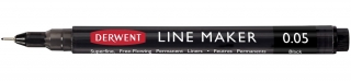 Ручка капиллярная Line Maker 0.05мм черный Derwent