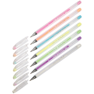 Ручка гелевая Crown "Hi-Jell Pastel" пастельные цвета, ассорти, 0,8мм, толщина линии 0,38мм