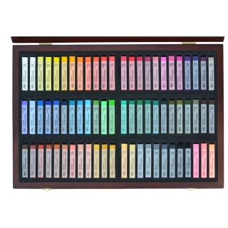 Пастель художественная Гамма "Старый мастер", 72 цвета, в деревян. коробе