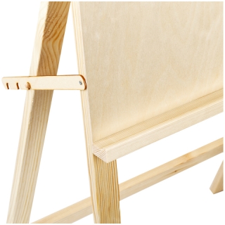 Мольберт напольный Хлопушка Гамма "Студия", планшет 60х60см, высота 120см, сосна