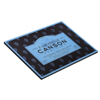 Блок для акварели Canson Heritage 300г/кв.м (хлопок) 26*36см 20л Торшон склейка по 4 сторонам
