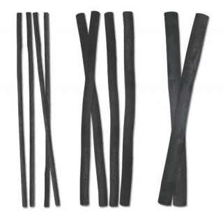 Набор ивого угля Derwent 10шт: 2 толстых. 4 средних. 4 тонких в картон.упак