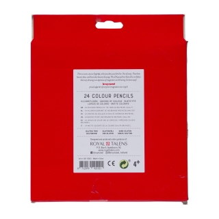Набор цветных карандашей Bruynzeel Kids 24 цвета в картонной упаковке