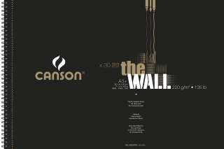 Альбом для маркера Canson The Wall 220г/кв.м 29.7х43.7см 30листов спираль по короткой стороне