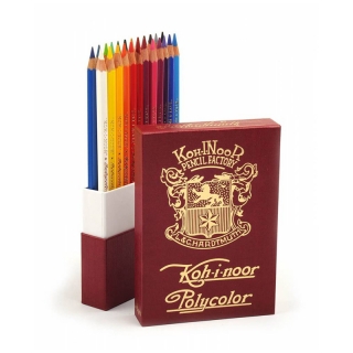Художественные цветные карандаши Koh-I-Noor "Polycolor Retro 3826", набор 48 цветов, пенал-премиум