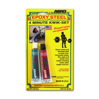 Эпоксидный высокопрочный клей ABRO ES-507 для металла, дерева и пластиков, 57г