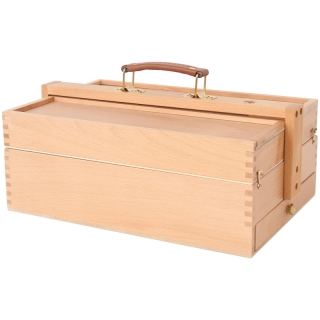 Ящик художника для кистей и красок Гамма "Московская палитра" 36*23,5*15см, бук