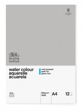Альбом для акварели Winsor&Newton Classic 300г, 21*29,7см 12л Фин, склейка