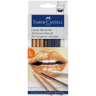 Художественный набор для графики Faber-Castell "Classic Sketch", 6 предметов