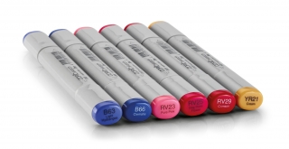 Набор маркеров Copic Sketch Floral Favorites  6 штук в пластиковой упаковке