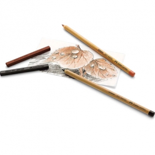 Набор художественный FABER-CASTELL "Pitt Monochrome", 12 предметов, металлическая коробка