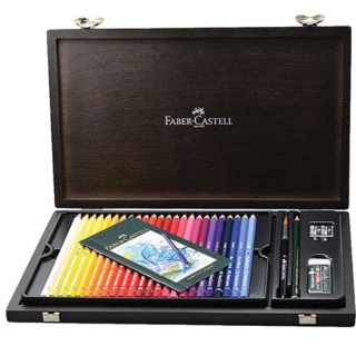 Карандаши цветные акварельные художественные FABER-CASTELL "Albrecht Durer", 48 цветов, деревянная коробка