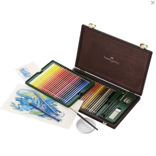 Карандаши цветные акварельные художественные FABER-CASTELL "Albrecht Durer", 48 цветов, деревянная коробка