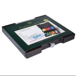 Карандаши цветные акварельные художественные FABER-CASTELL "Albrecht Durer", 72 цвета, деревянный ящик