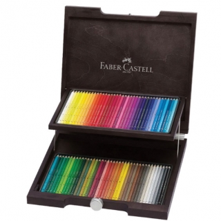 Карандаши цветные акварельные художественные FABER-CASTELL "Albrecht Durer", 72 цвета, деревянный ящик