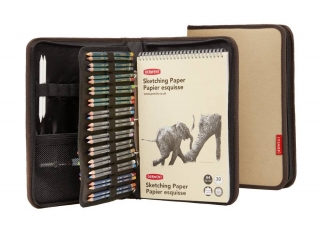 Сумка для графических материалов Derwent Carry-All A4 Folio бежевая