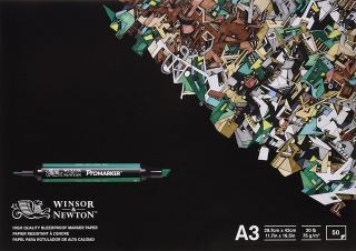 Альбом для маркеров Winsor&Newton 75г/кв.м A3 50листов