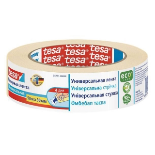 Малярная лента Tesa УниверсЭко, 50 м х 30 мм