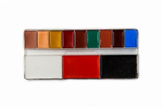 Аквагрим в наборе 12 цветов, палитра "Театральный грим №2" ФТК