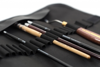 Пенал-скрутка для хранения кистей Малевичъ, 26х48 см, черный