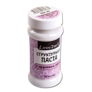 Структурная паста с эффектом снега Love2art, 90 мл