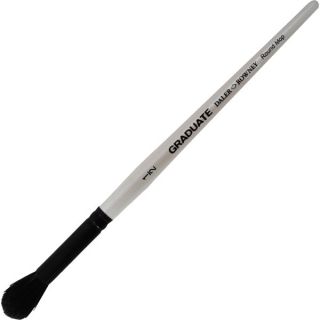 Кисть Daler Rowney Graduate черная коза, круглая, короткая ручка