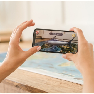 Карта мира для детей "Животный и растительный мир Земли" Globen, 1010*690мм, интерактивная, с ламин.