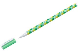 Ручка шариковая Berlingo "Funline. Fruits", синяя, 0,7мм, толщина линии 0,5мм, рисунок на корпусе