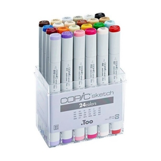 Набор художественных маркеров COPIC Sketch, 24 шт