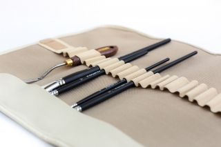 Пенал-скрутка для хранения кистей Малевичъ, 34х48 см, бежевый