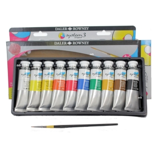 Набор акриловых красок Daler Rowney Studio Set, 10 x 37 мл