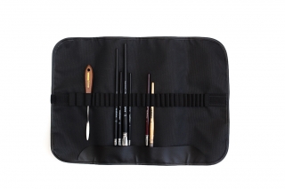 Скрутка для хранения кистей Малевичъ, 34х48 см, черная