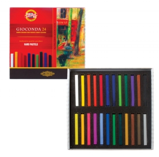 Пастель сухая художественная KOH-I-NOOR "Gioconda", 24 цвета, квадратное сечение