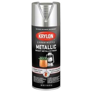 Аэрозольная краска Krylon Metallic металлик 340г, цвета: золото, серебро, медь, латунь