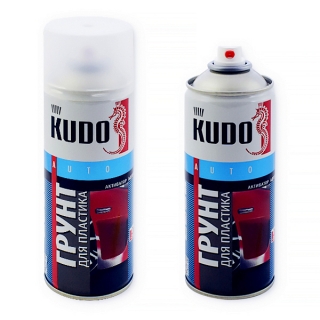 Акриловый грунт Kudo для пластика Активатор адгезии, аэрозоль, 520 мл, прозрачный
