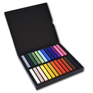 Набор сухой пастели Polycrayons Pastel Soft LYRA для художественных работ и графики, 24 цвета