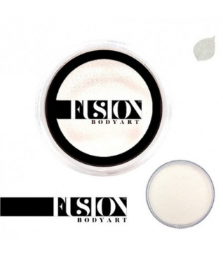 Профессиональный гипоаллергенный аквагрим FUSION перламутровый Волшебный белый, 25г